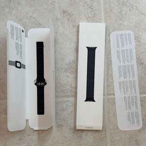 Leather Link Band for Smartwatch color Ink. Never worn